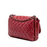 Quilted Glazed Calfskin Soft Boy Flap